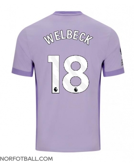 Billige Fotballdrakt Brighton Danny Welbeck #18 Replika Bortedrakt 2025-26 Kortermet